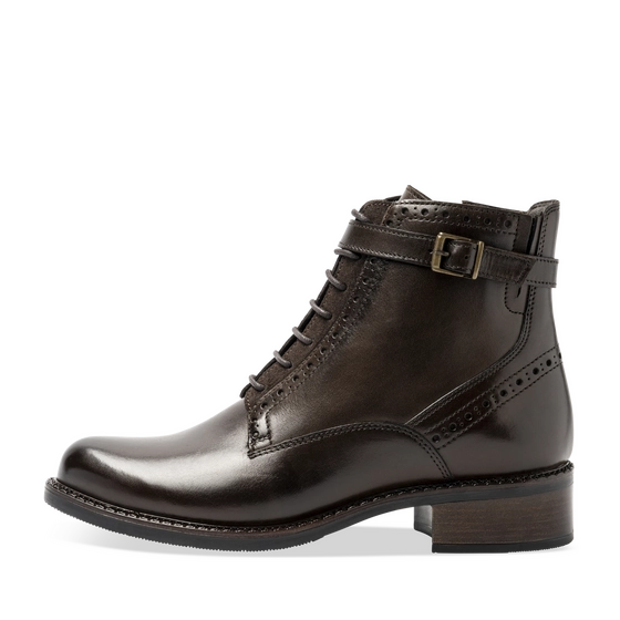 Ankle boots DARK BROWN Woman