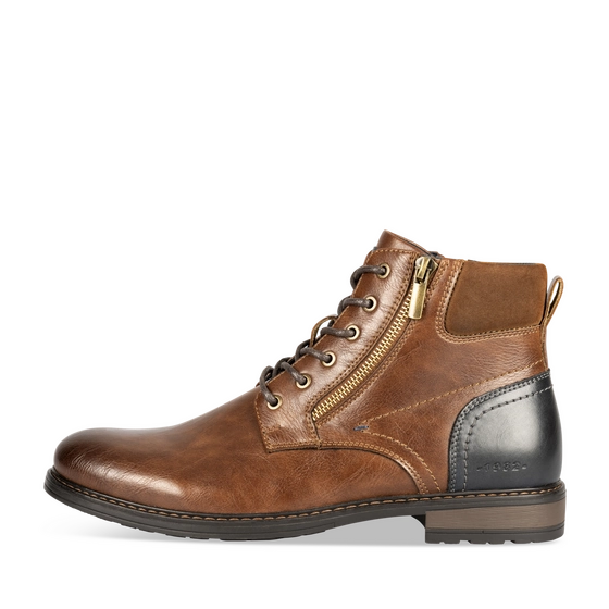 Bottines COGNAC Homme