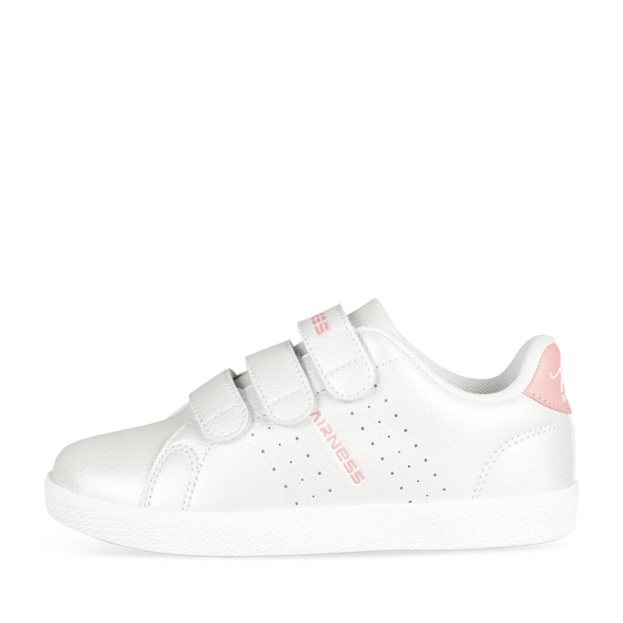 Baskets BLANC/ROSE Fille