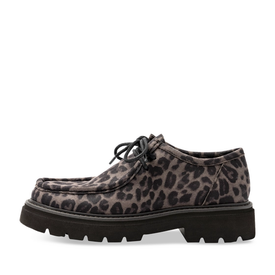 Derbies LEOPARD Femme