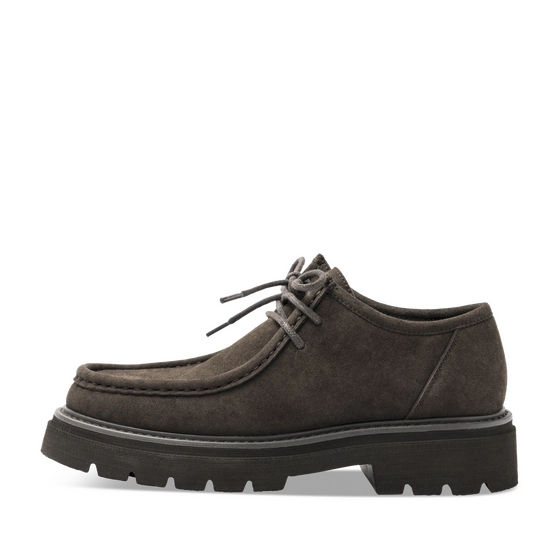 Derbies MARRON Femme