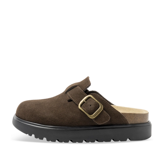 Mules MARRON Femme