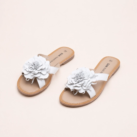 Mules BLANC Femme