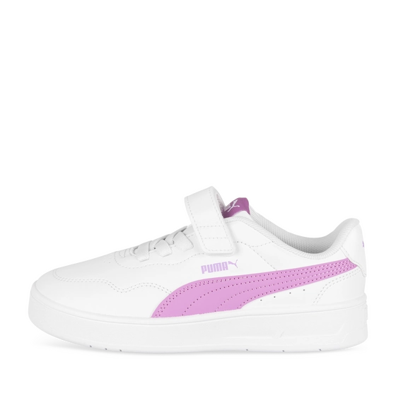 Baskets BLANC/ROSE Fille
