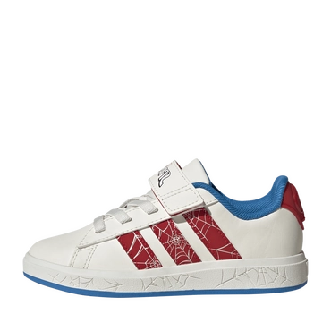 Baskets GRAND COURT SPIDERMAN BLANC Garçon