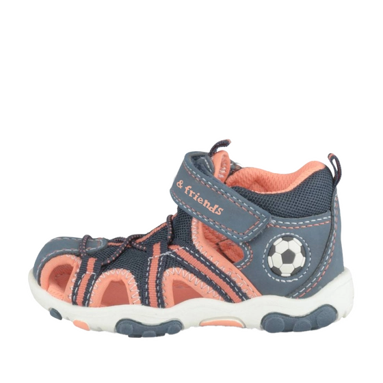 Sandales BLEU/ORANGE Garçon