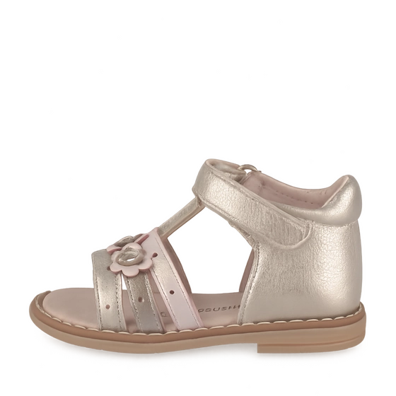 Sandals BEIGE FREEMOUSS GIRL LEATHER