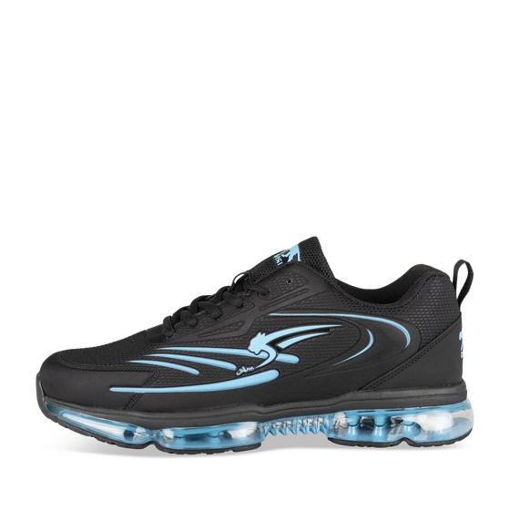 Baskets NOIR/BLEU Homme
