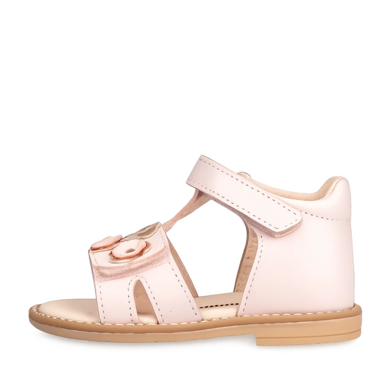 Sandals PINK FREEMOUSS GIRL LEATHER
