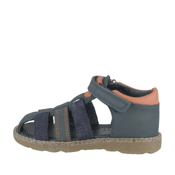 Sandals BLUE FREEMOUSS BOY LEATHER