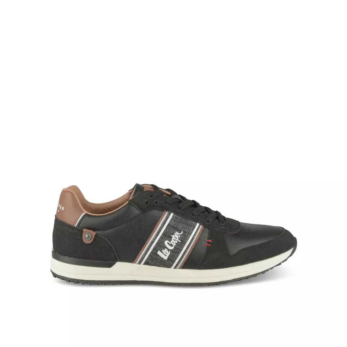 sneakers black lee cooper