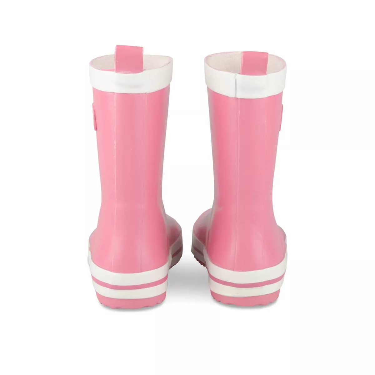 Bottes de pluie fille en caoutchouc - rose pale, Chaussures