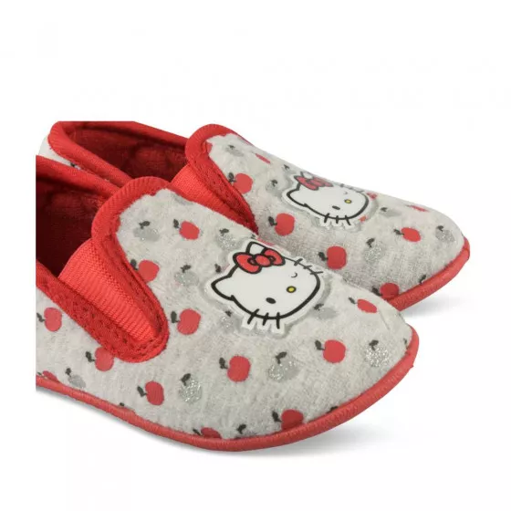 Chaussons GRIS HELLO KITTY