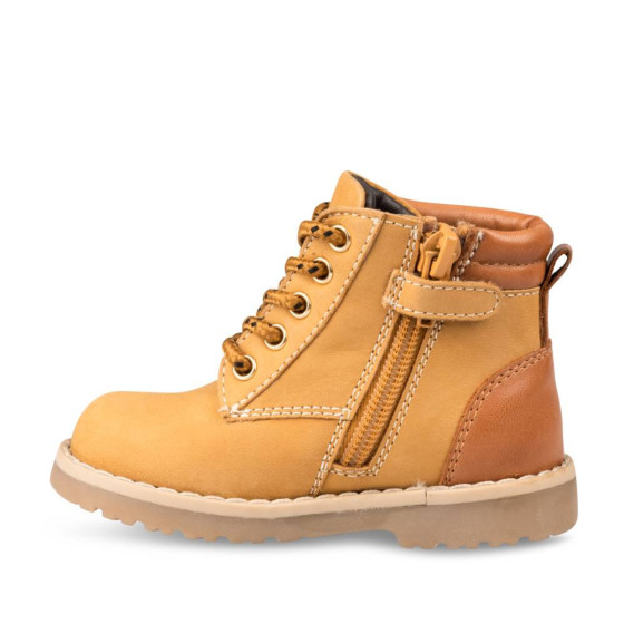 Ankle boots YELLOW FREEMOUSS BOY CUIR