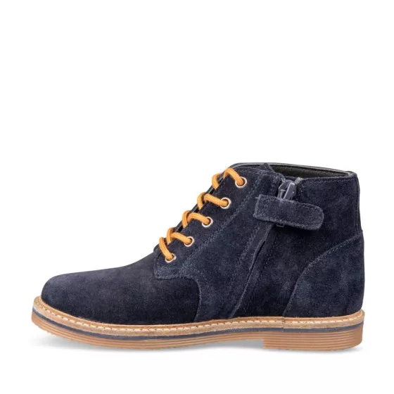 Ankle boots NAVY CHARLIE & FRIENDS CUIR