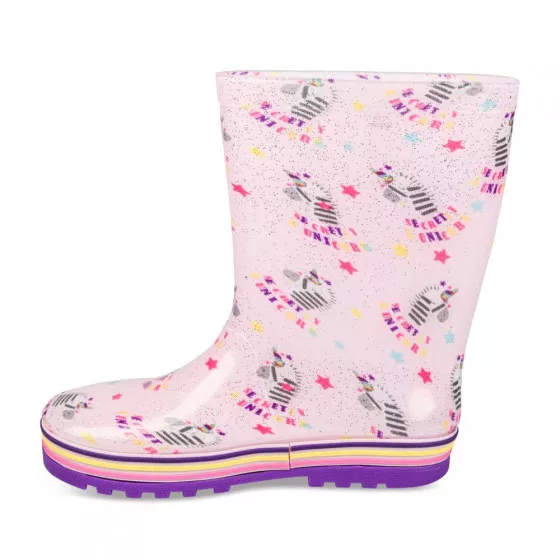 Rain boots PINK LOVELY SKULL