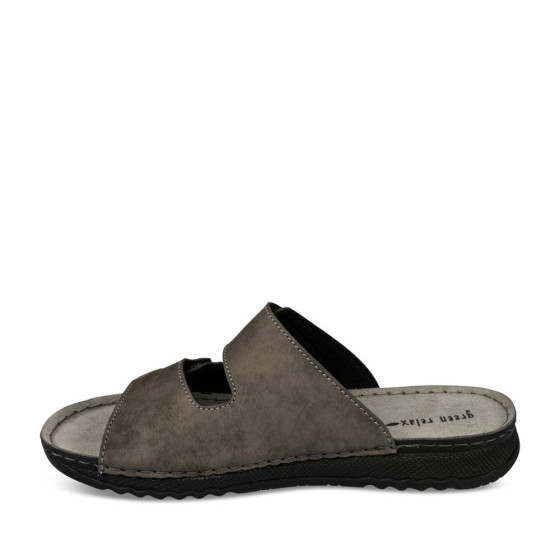 Mules GREY GREEN RELAX
