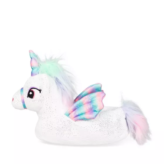 Plush slipperss unicorn WHITE NINI & GIRLS