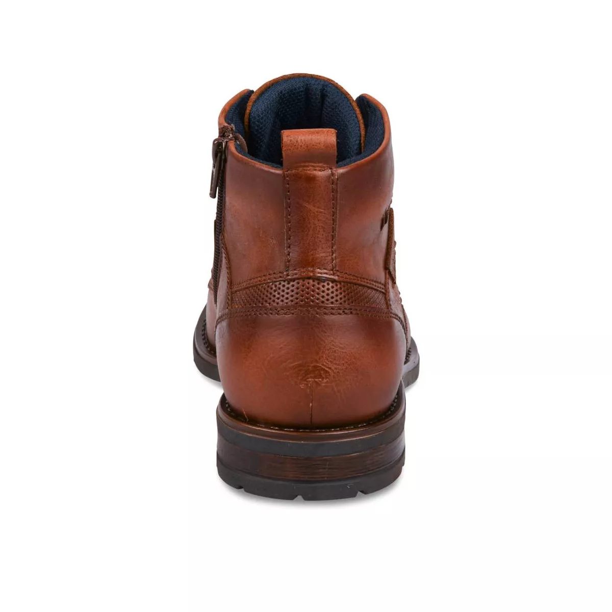 Bottines MARRON DENIM SIDE CUIR