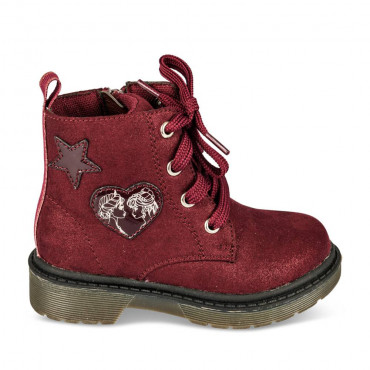 Ankle boots BURGUNDY FROZEN