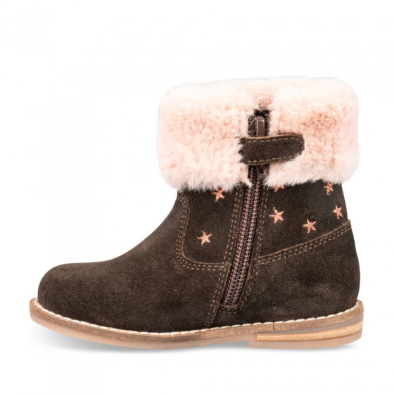 Ankle boots BROWN FREEMOUSS GIRL CUIR