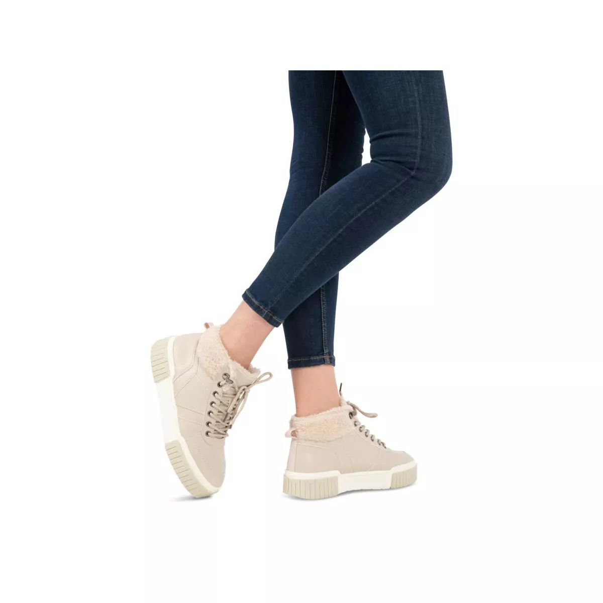 Basket fourrées online femme chaussea