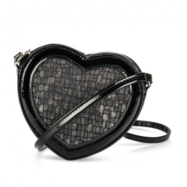 Handbag METALLIC LOVELY SKULL