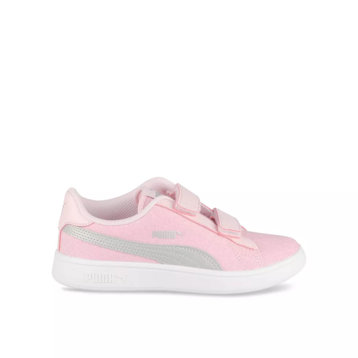 Smash Glitz Glam Chaussure Bébé Fille PUMA ROSE pas cher - Baskets basses  fille PUMA discount