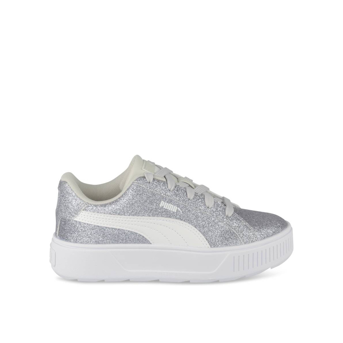 PUMA Silver Fashion Sneakers | Mercari