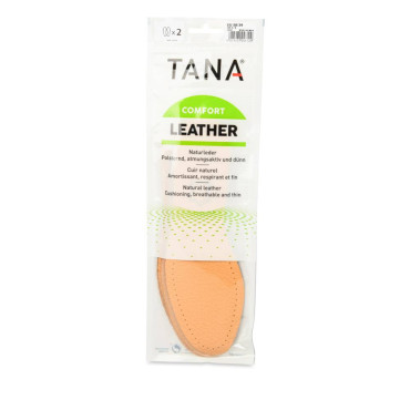 Set of 2 leather comfort insoles TANA