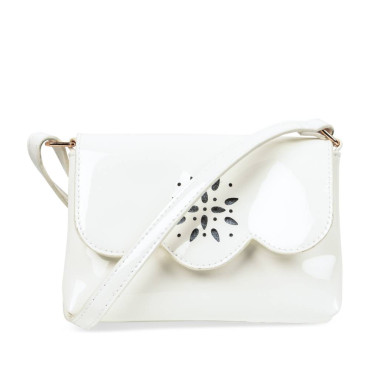 Handbag WHITE LOVELY SKULL