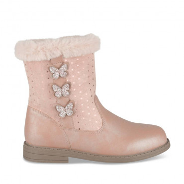 Ankle boots PINK LOVELY SKULL