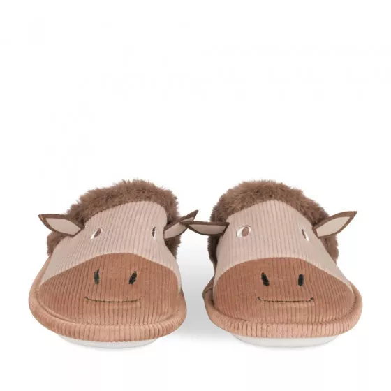 Slippers donkey BROWN TAMS