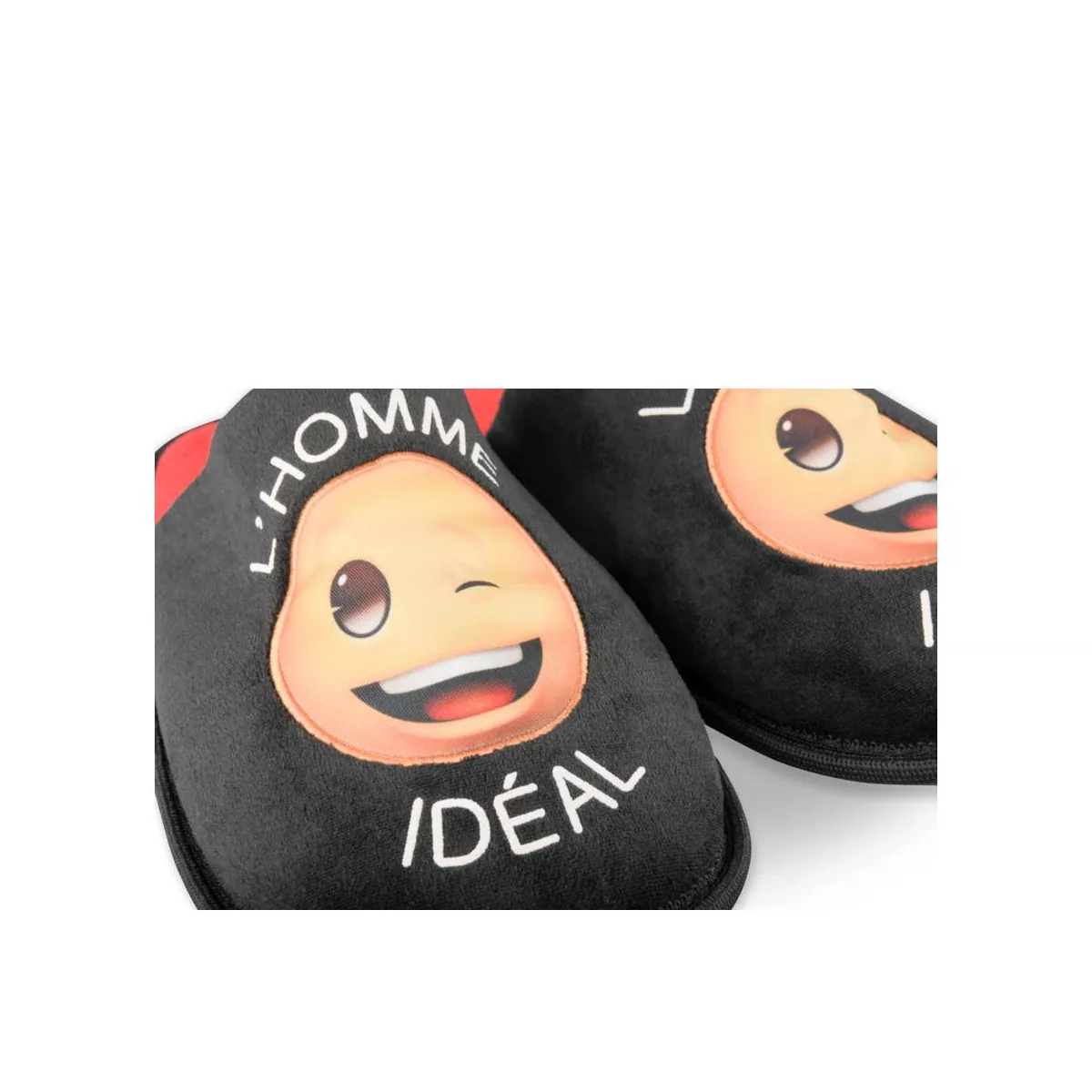 Chaussons NOIR EMOJI