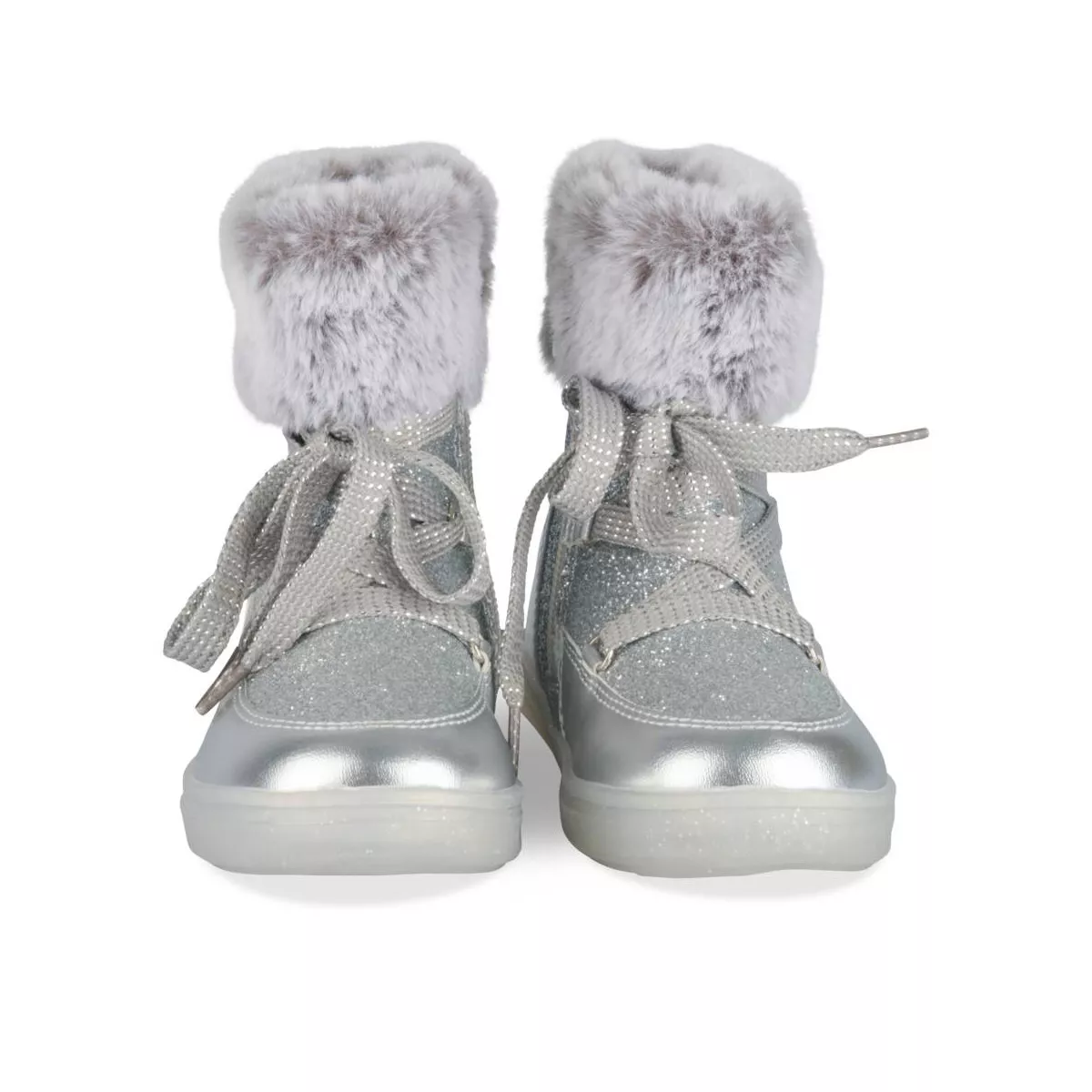 Girls silver ankle boots sale