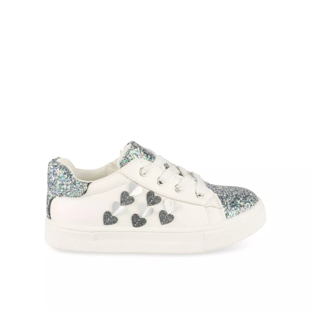 Girls silver 2025 sneakers