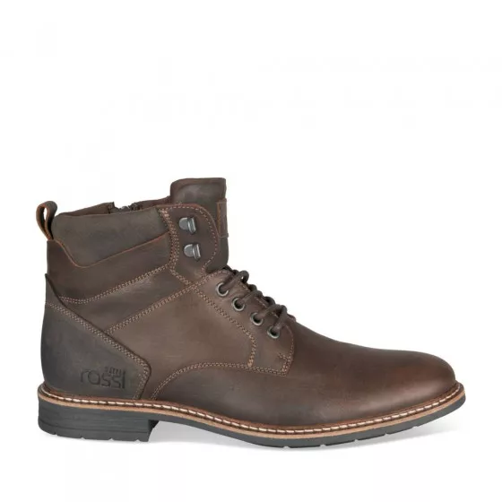 Sergio Rossi Brown Calfskin Ankle Boots