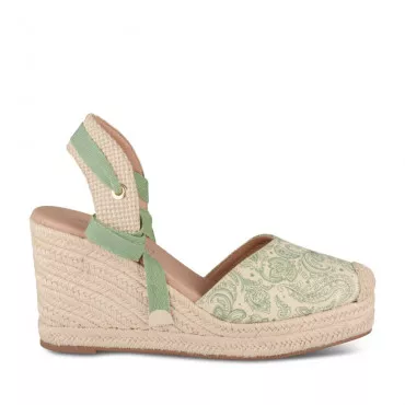 Espadrilles VERT MERRY SCOTT