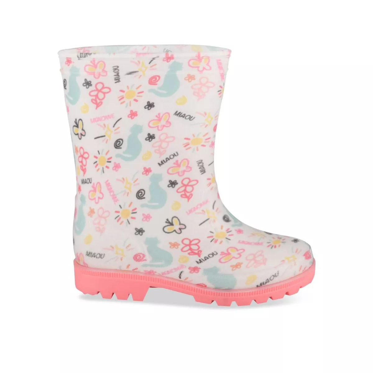 Girls rubber on sale boots