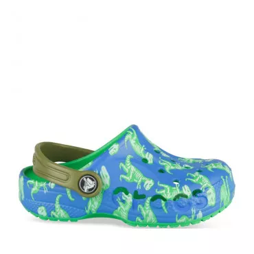 Sabots BLEU CROCS Baya Graphic