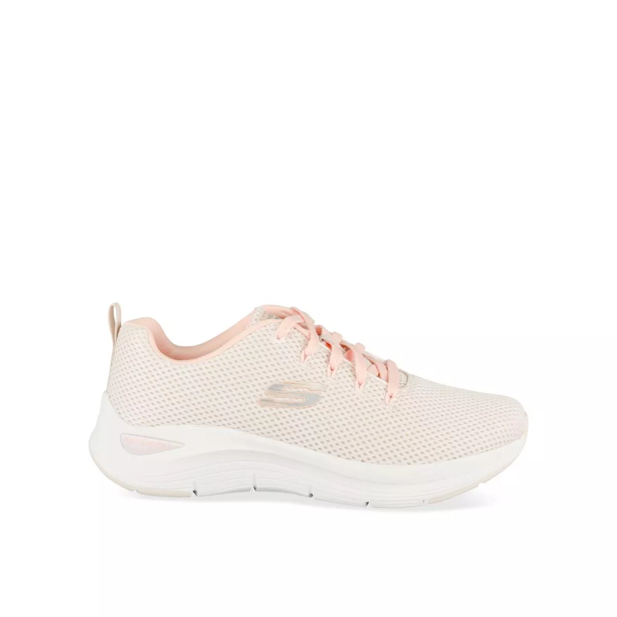 Sneakers WHITE SKECHERS Arch Comfort Natural Flutter