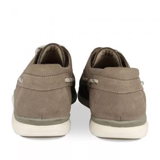 Boat shoes TAUPE MEGIS CASUAL