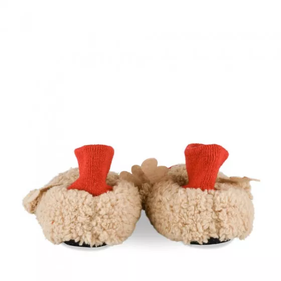Plush slipperss reindeer BROWN NINI & GIRLS