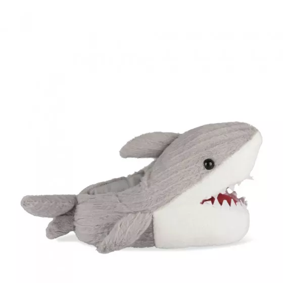Plush slipperss shark GREY TAMS