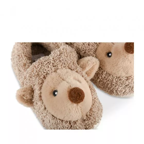 Plush slippers hedgehog BROWN CHARLIE & FRIENDS