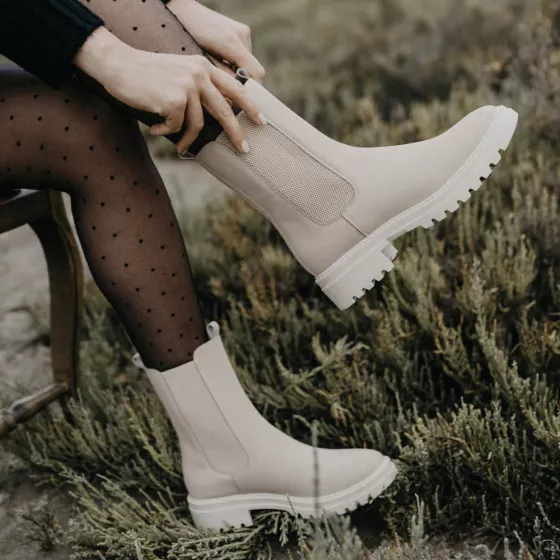 Ankle boots BEIGE SINEQUANONE