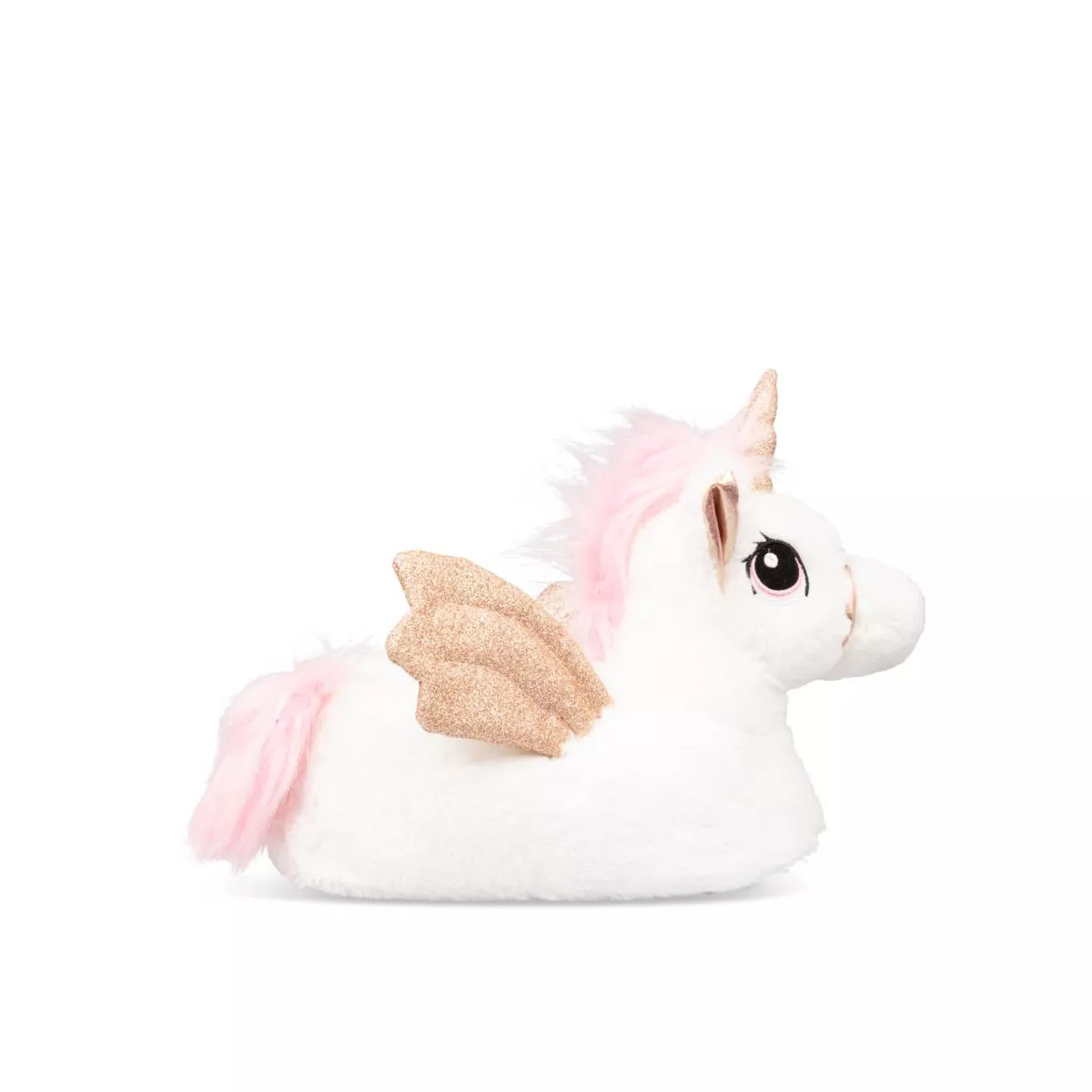 Chaussons peluche licorne BLANC MERRY SCOTT