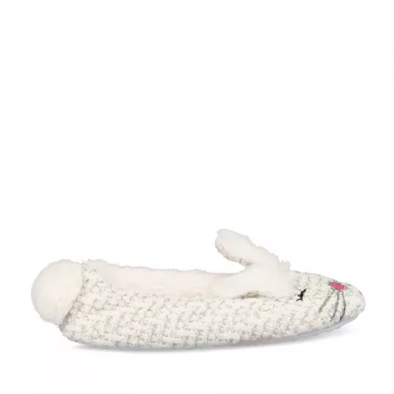 Slippers rabbit WHITE LOVELY SKULL