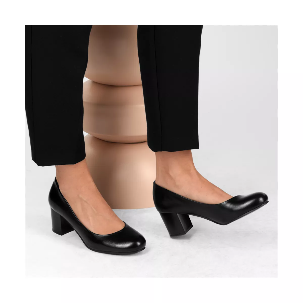 Escarpin noir 2025 chaussea