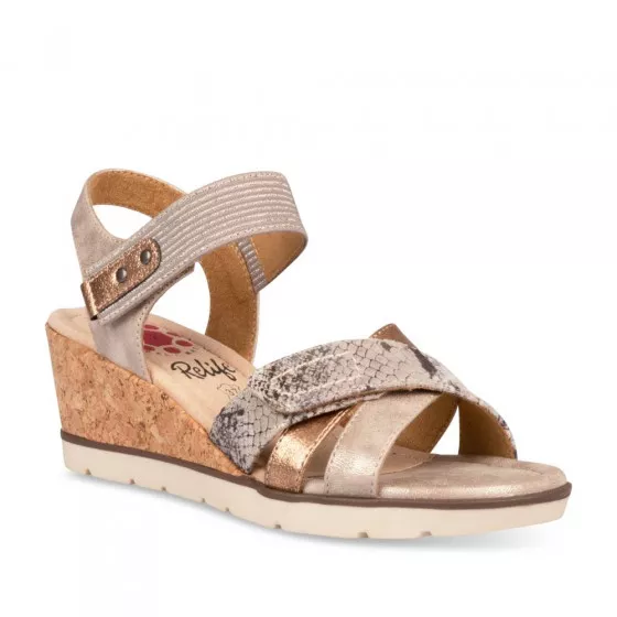 Sandals TAUPE RELIFE